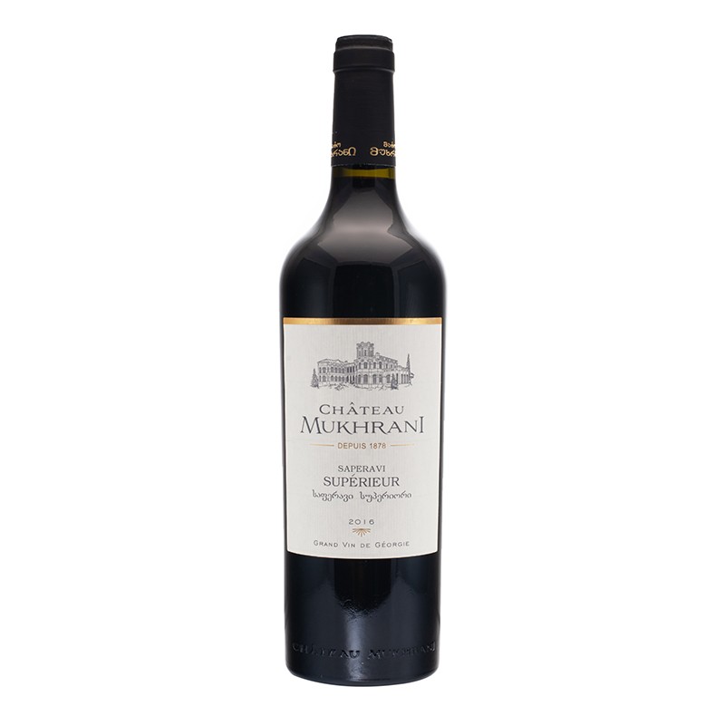 Вино chateau мухр.саперави красн сух 750мл (4860008470016)