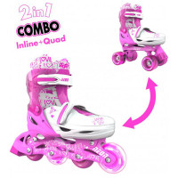 Neon როლიკები (34-38 ზომა) ვარდისფერი NT10P4