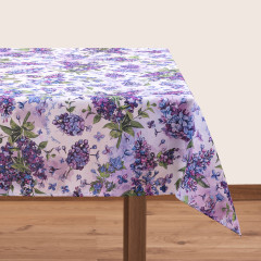 სუფრა - იასამანი - თეთრი, აირჩიეთ მასალა: პოლიესტერი, ზომა: დიამეტრი - 180 სმ 