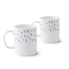 ჭიქა (2ც) - შინ - ფაიფური - 10სმ