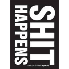 Shit Happens Acrylic Keychain გასაღების საკიდი, 3 image