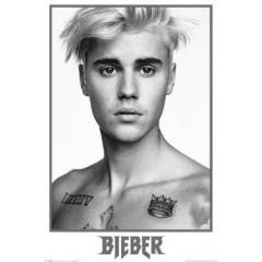 Justin Bieber (Bieber Black and White) Maxi Poster