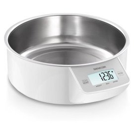 Sencor სამზარეულოს სასწორი SKS 4030WH Kitchen Scale, 5Kg,1gr, White 106196