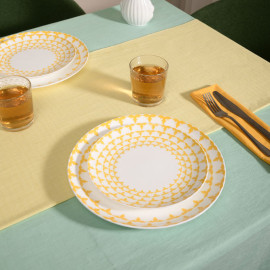 თეფში (2ც) - მარიამ-მართა - ფაიფური - 25სმ, 4 image