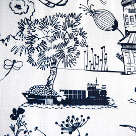 სუფრა - ბათუმი - თეთრი - პოლიესტერი, ზომა: 140 x 140 სმ, აირჩიეთ მასალა: პოლიესტერი, 6 image