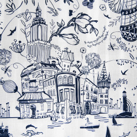 სუფრა - ბათუმი - თეთრი - პოლიესტერი, ზომა: 210 x 140 სმ, აირჩიეთ მასალა: პოლიესტერი, 3 image