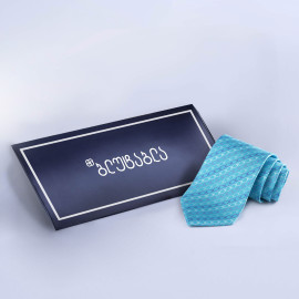 ჰალსტუხი - ცისფერი  ქვევრი, 6 image