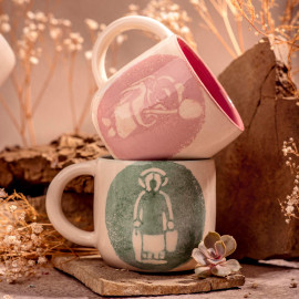 ჭიქა - გოგო ბუშტით - ხელნაკეთი, 3 image