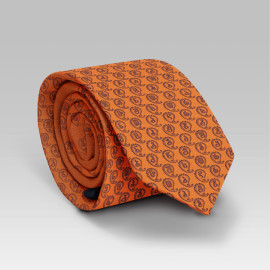 ჰალსტუხი - ნარინჯისფერი მანბანი, 2 image