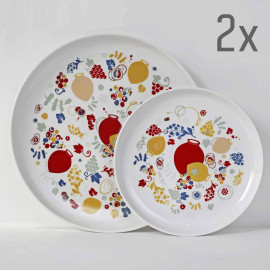 თეფში (2ც) - ქვევრები - 19სმ, 5 image