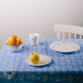 თეფში (2ც) - ზენ - ფაიფური - 20სმ - BlueTabla, 3 image