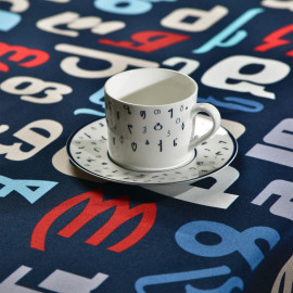 ჭიქა ლამბაქით (2ც) - შინ - ფაიფური - 7სმ, 3 image