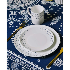 თეფში (2ც) - ზენ - ფაიფური - 25სმ, 5 image