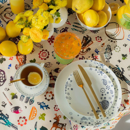 სუფრა - ქიმერიონი, ზომა: 140 x 140 სმ, აირჩიეთ მასალა: პოლიესტერი, 6 image