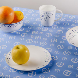 თეფში (2ც) - ზენ - ფაიფური - 20სმ - BlueTabla, 4 image