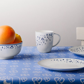 თეფში (2ც) - ზენ - ფაიფური - 25სმ, 3 image