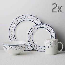 კომპლექტი (8ც) - შინ - ფაიფური