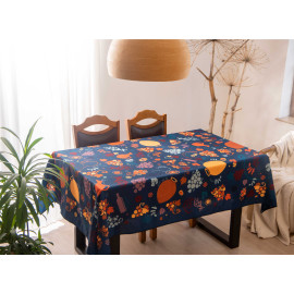 სუფრა - ქვევრები - ლურჯი, ზომა: 140 x 140 სმ, აირჩიეთ მასალა: პოლიესტერი, 2 image