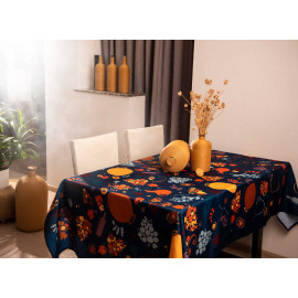 სუფრა - ქვევრები - ლურჯი, ზომა: 140 x 140 სმ, აირჩიეთ მასალა: პოლიესტერი, 3 image