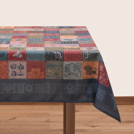 სუფრა ქართული, ზომა: 210 x 140 სმ, აირჩიეთ მასალა: პოლიესტერი