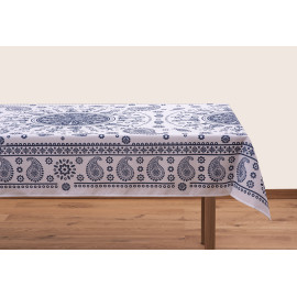 სუფრა - კალა - თეთრი, ზომა: 140 x 140 სმ, აირჩიეთ მასალა: პოლიესტერი, 3 image