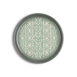 თეფში ხალიჩა - ფირუზისფერი