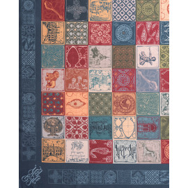 სუფრა ქართული, ზომა: 210 x 140 სმ, აირჩიეთ მასალა: პოლიესტერი, 6 image