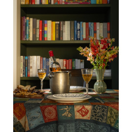 სუფრა ქართული, ზომა: 210 x 140 სმ, აირჩიეთ მასალა: პოლიესტერი, 2 image