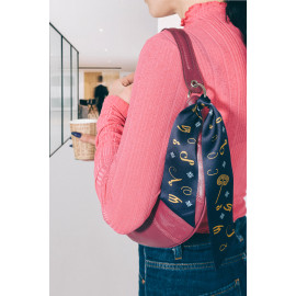 წვრილი შარფი - 51x5სმ - ბორჯღალო, 2 image