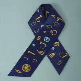 წვრილი შარფი - 51x5სმ - ბორჯღალო