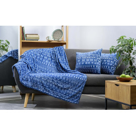 ბალიში - ლურჯი სუფრა - ლურჯი, შიგთავსი: მხოლოდ ბალიშის პირი, 2 image