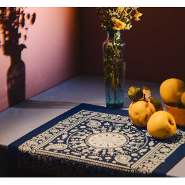 ხელსახოცი (2ც) - კალა - ლურჯი, მასალა: პოლიესტერი