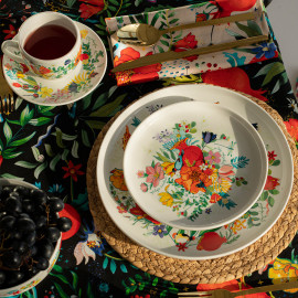 თეფში (2ც) - ბროწეულების ბაღი - 24სმ, 3 image