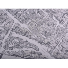 სუფრა თბილისი, ზომა: 140 x 140 სმ, აირჩიეთ მასალა: პოლიესტერი, 2 image