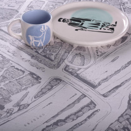 სუფრა თბილისი, ზომა: 140 x 140 სმ, აირჩიეთ მასალა: პოლიესტერი, 4 image