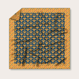 აბრეშუმის შარფი - მარიამ-მართა, შარფის ზომა: 65 x 65სმ, 2 image