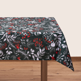 სუფრა - ახალი წელი, აირჩიეთ მასალა: პოლიესტერი, ზომა: 210x140