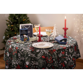 სუფრა - ახალი წელი, აირჩიეთ მასალა: პოლიესტერი, ზომა: 210x140, 3 image