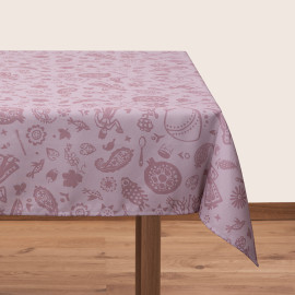 სუფრა - ქიმერიონი - ვარდისფერი, აირჩიეთ მასალა: პოლიესტერი, ზომა: 210x140, 4 image