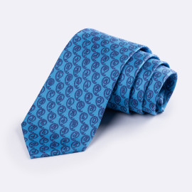 ჰალსტუხი - ცისფერი მანბანი