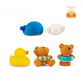 აბაზანის სათამაშოები - Teddy and Friends Bath Squirts