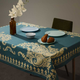 სუფრა - ბაგრატიონი - ფირუზისფერი - პოლიესტერი