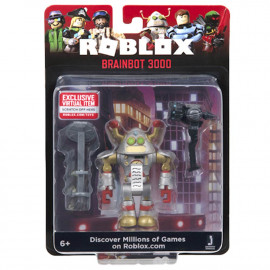 Roblox Mystery სათამაშო ფიგურა Jazwares ROB (Brainbot 3000) W7