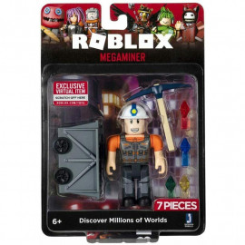 Roblox Mystery სათამაშო ფიგურა Jazwares ROB Core Figures (Megaminer) W8