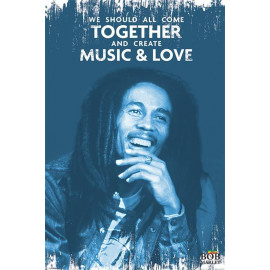Bob Marley (Music & Love) Maxi Poster