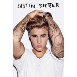Justin Bieber (White) Maxi Poster