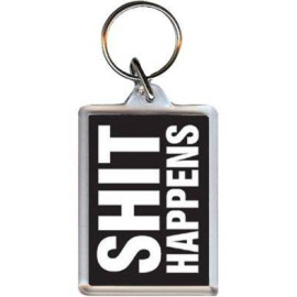 Shit Happens Acrylic Keychain გასაღების საკიდი, 2 image