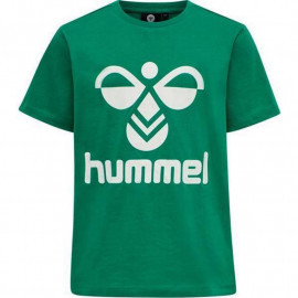 HMLTRES ბავშვის მოკლემკლავიანი მაისური Hummel (ჰუმელი), ფერი: მწვანე, ზომა: 164