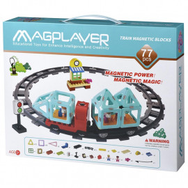 MagPlayer მაგნიტური კონსტრუქტორის ნაკრები 77 ც MPH2-77