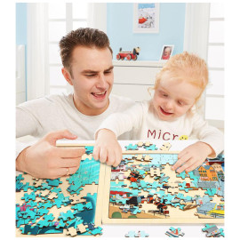 TopBright ხის ფაზლი ქალაქი TB120391 (ტოპ ბრაითი), 2 image